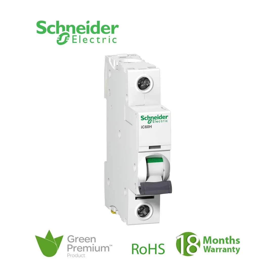 SCHNEIDER - MCB Breaker, Acti9 iC60H, 1P, 40A, D curve