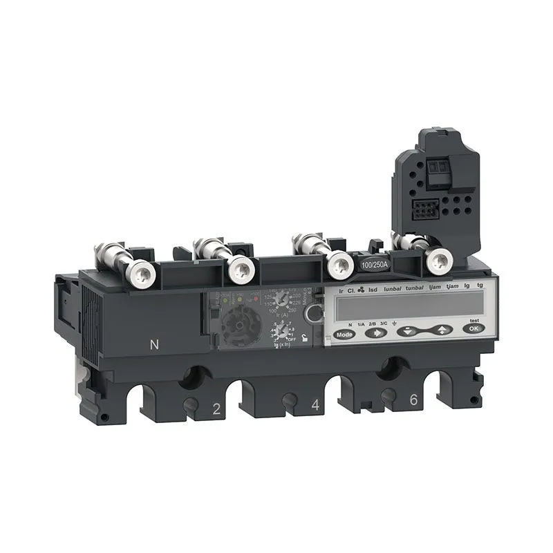 شنايدر - وحدة فصل - 160 أمبير - 4 خط - MicroLogic 6.2 E for ComPacT NSX 160/250