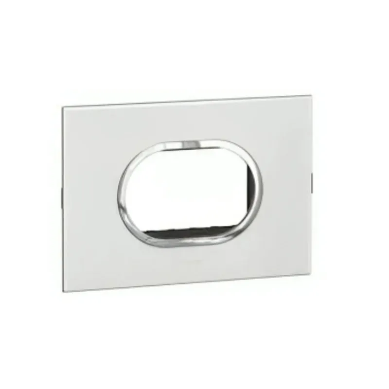 ليجراند - غطاء مع إطار Arteor، هندي، 3 موديول، دائري، Pearl Aluminium