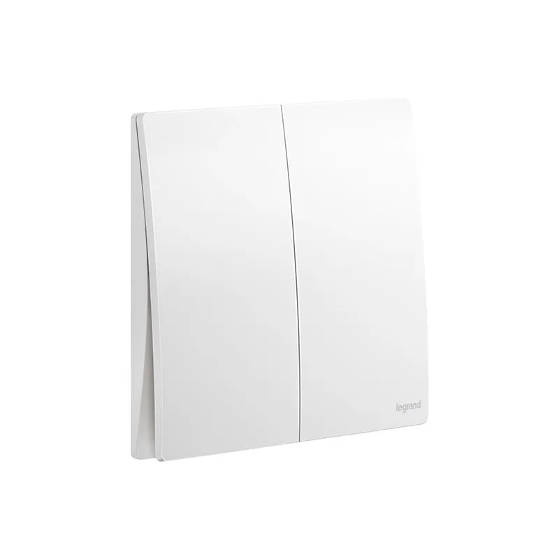 LEGRAND - Push Button Mallia Senses, 2 Gang, 10A, 250V, Matt White