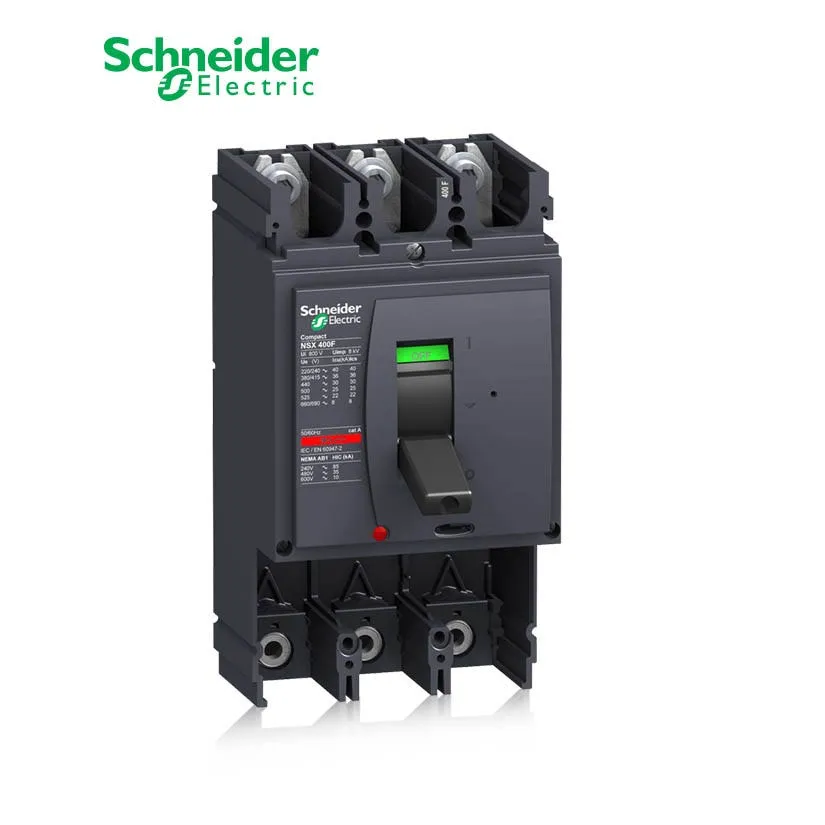 شنايدر - قاطع رئيسي 400 أمبير - ComPact NSX400F, 400A, 3P, 36kA at 415 VAC 50/60 Hz, w/o Trip Unit