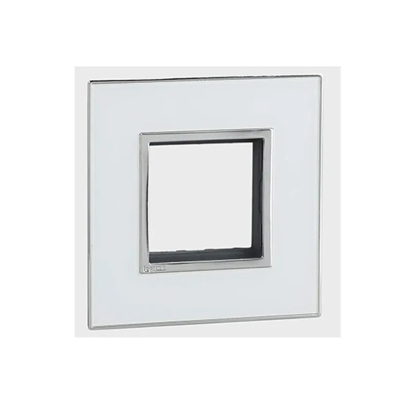 ليجراند - غطاء مع إطار Arteor، هندي، 2 موديول، مربع، Mirror White