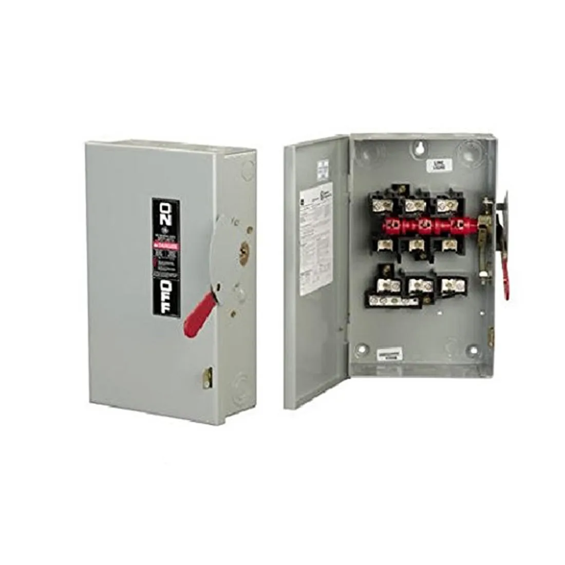 GENERAL ELECTRIC - Safety Switch, 60A 2P 240V, HD Fusible, Nema 1