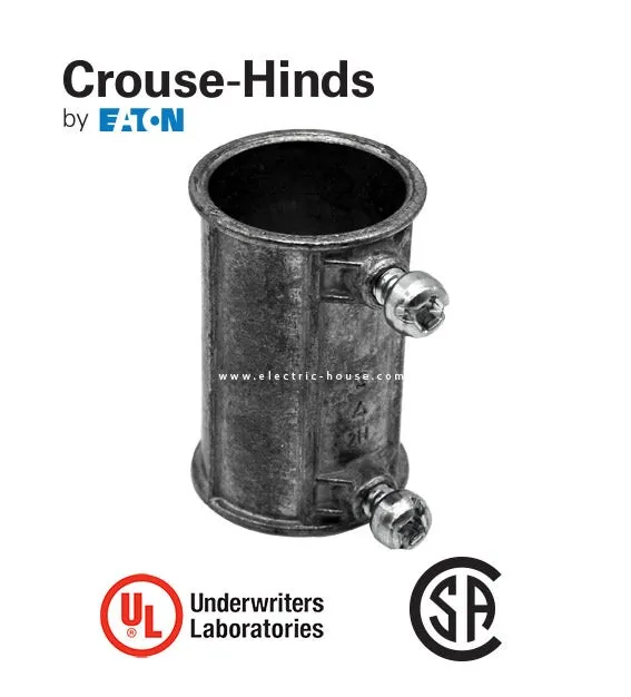 CROUSE HINDS - Coupling EMT Set-Screw Zinc Die Cast 1"
