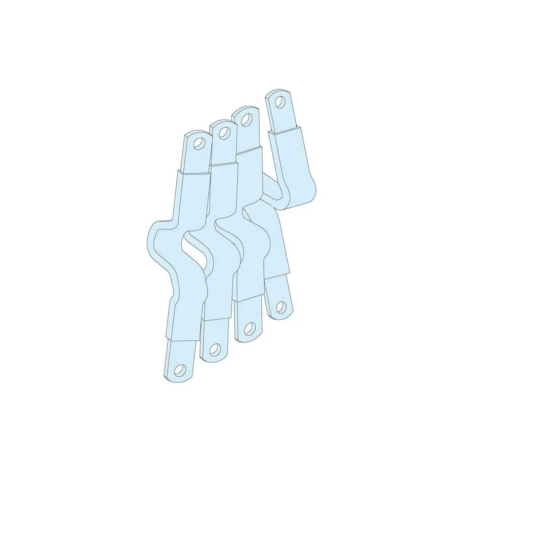 شنايدر - إكسسوار لوحة خدمة - COPPER CONNECTION NSX/CVS/INS 250 V.4P/STAGED BB W300