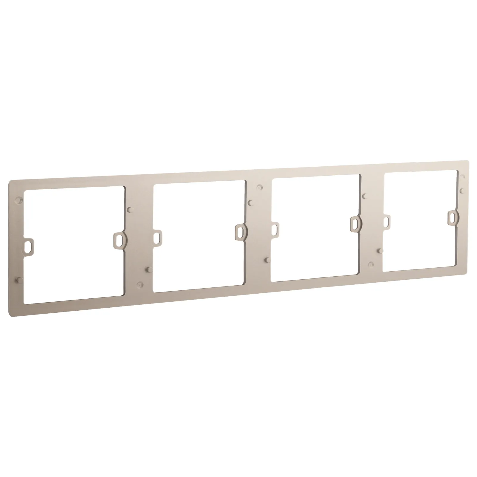 LEGRAND - Support Frame/Front Plate Mallia, 4 Gang, Champagne