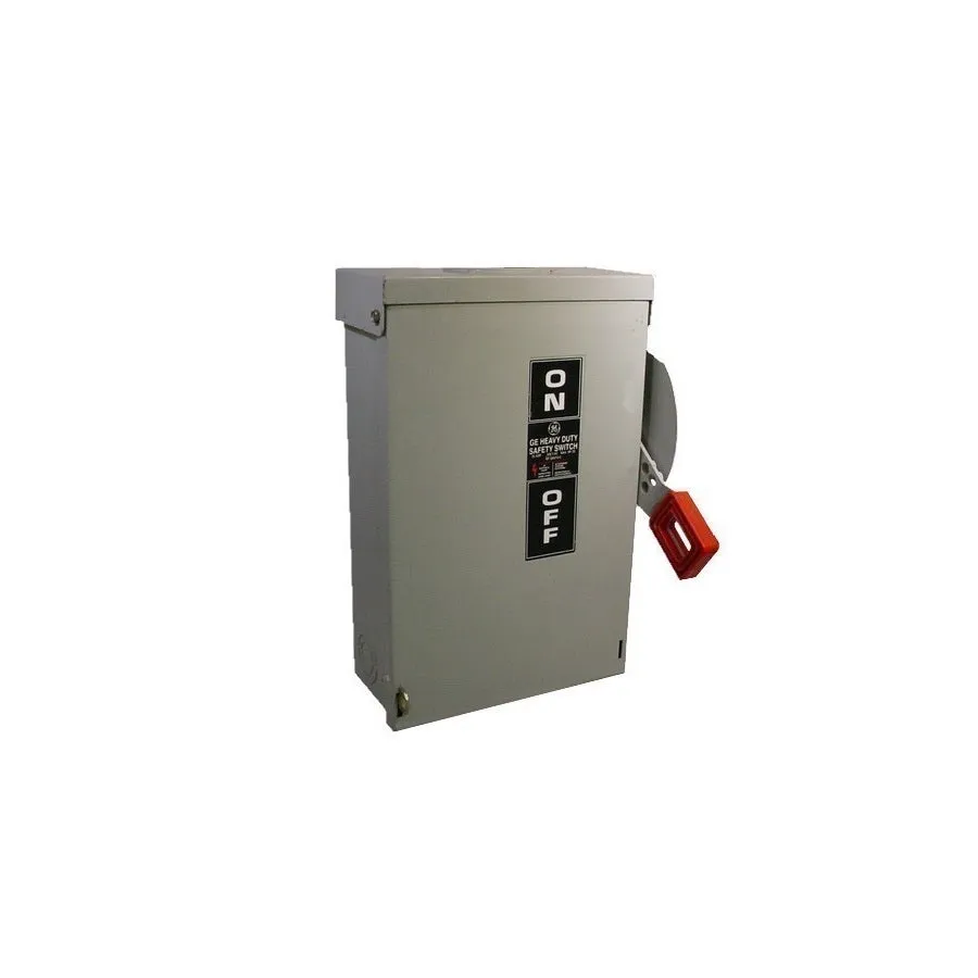 GENERAL ELECTRIC - Safety Switch, 100A 3P 600V Fusible, Nema 3R