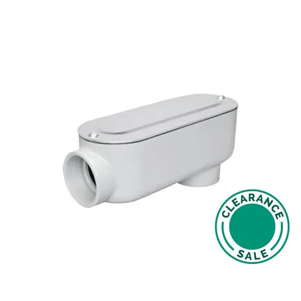 Condulet, Aluminum, LB, 1-1/2", with Cover & Gasket