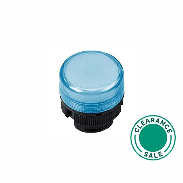 Head for Pilot Light Illuminated, Blue