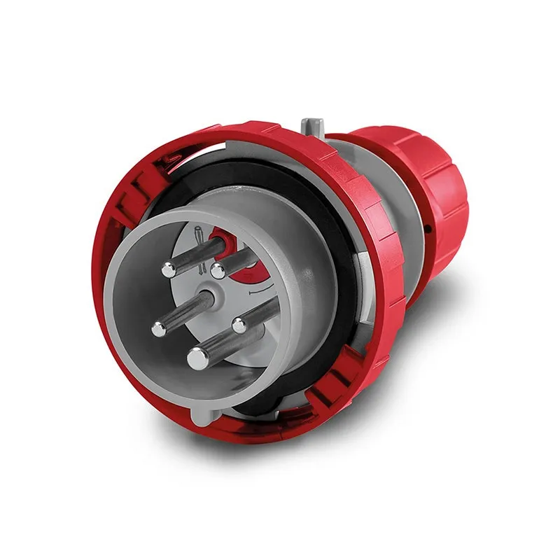 سكامي - قابس صناعي، 32A، 3P+N+E، 6h، IP66/IP67/IP69، 346-415V، 50Hz، 60Hz، أطراف لولبية، مع جهاز عكسي