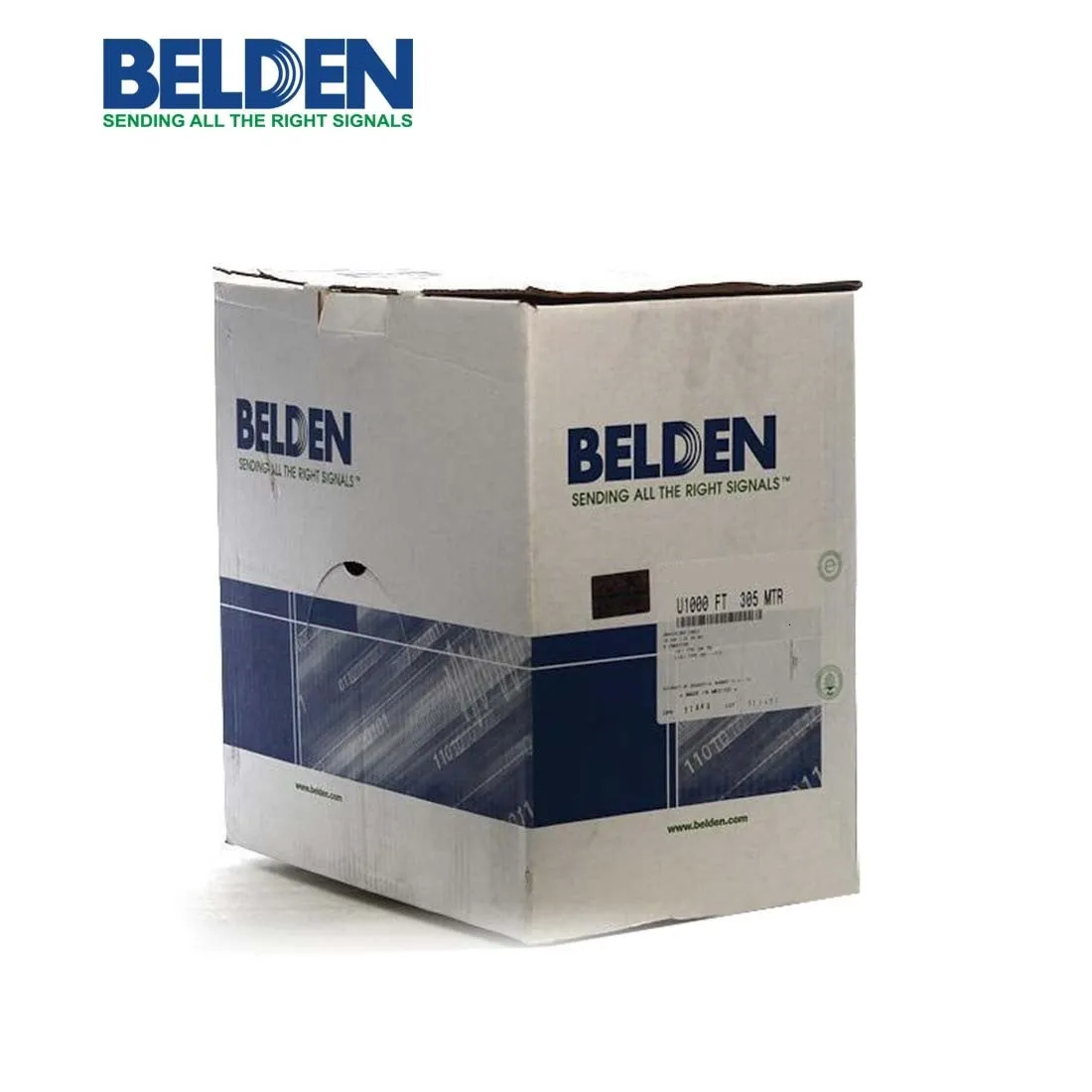 بلدن - كيبل إنذار حريق - 6 خط 18AWG - لون رمادي - 305 متر/اللفة - CU/PP/UNSH/FR.PVC