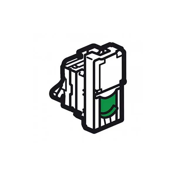 ليجراند - فيش بيانات أرتيور - RJ45 - Cat.6A - UTP - 1 موديول - مغنيسيوم - غطاء أخضر