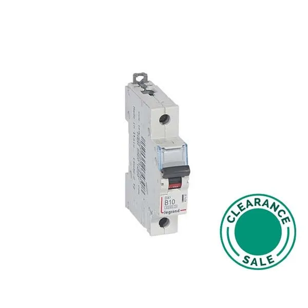 MCB DX3 6000A, 1P, 10A, Curve B