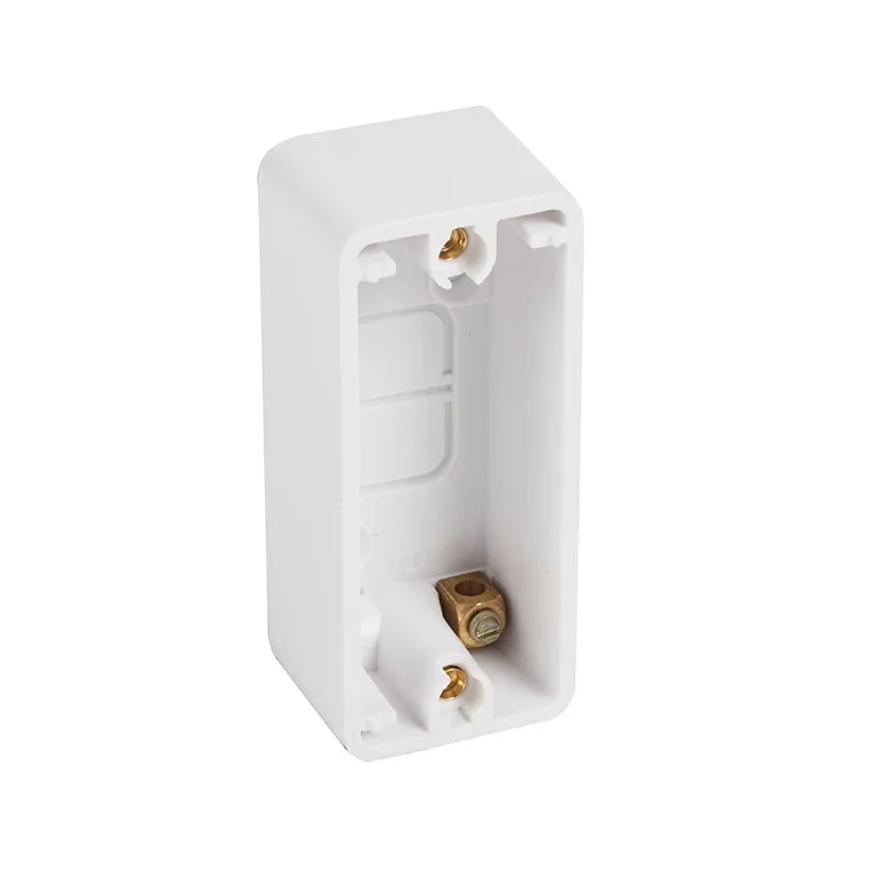 ليجراند - علبة خلفي Architrave Synergy، مفرد، عمق 25 مم، تثبيت سطحي، White