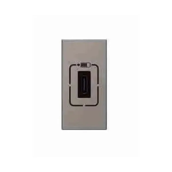ليجراند - فيش أرتيور - USB من النوع C - 1.5 أمبير/7.5 وات - 5 فولت - 1 موديول - مغنيسيوم