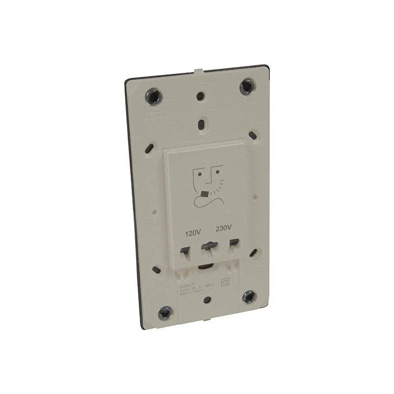 ليجراند - مقبس حلاقة Arteor، 230V/120-230V، 3 موديول، Champagne