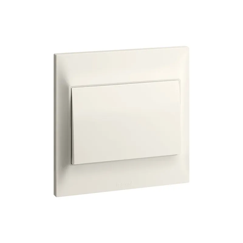 LEGRAND - Switch Belanko S, Big Rocker, 2 Way, 1 Gang, 20AX, 250V, Ivory