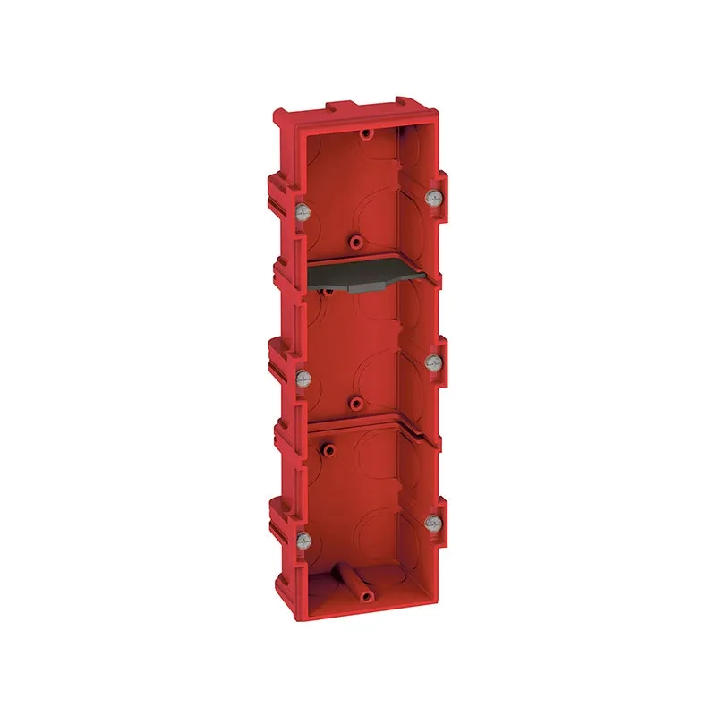 ليجراند - علبة تركيب Batibox، ثلاثي، 6/8 موديول، عمق 40mm، بناء