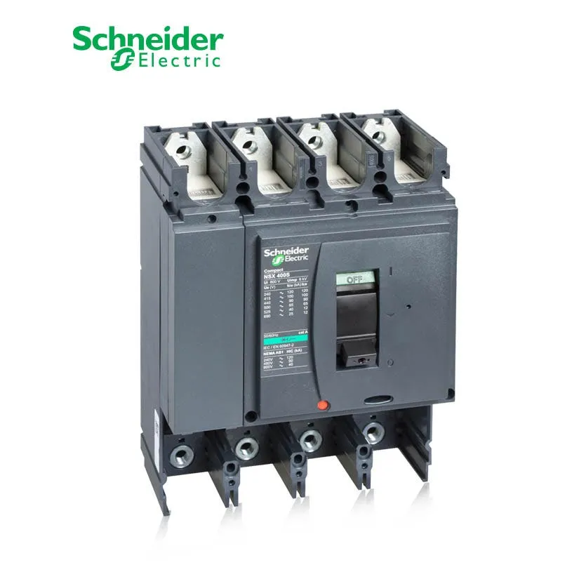 شنايدر - قاطع رئيسي 400 أمبير - ComPact NSX400N, 400A, 4P, 50kA at 415 VAC 50/60 Hz, w/o Trip Unit
