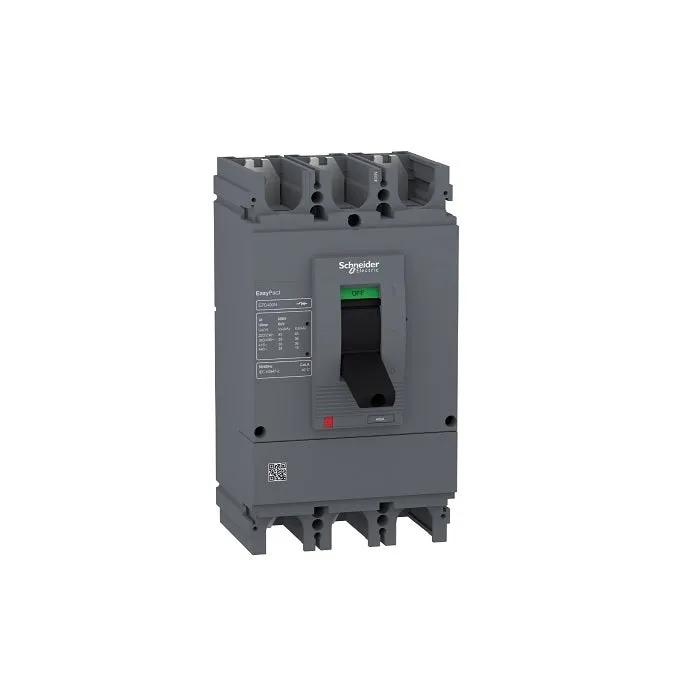 شنايدر - قاطع رئيسي 320 أمبير - EasyPact EZC400N, 3P, 320A, 36kA 400/415V, TMD Trip Unit