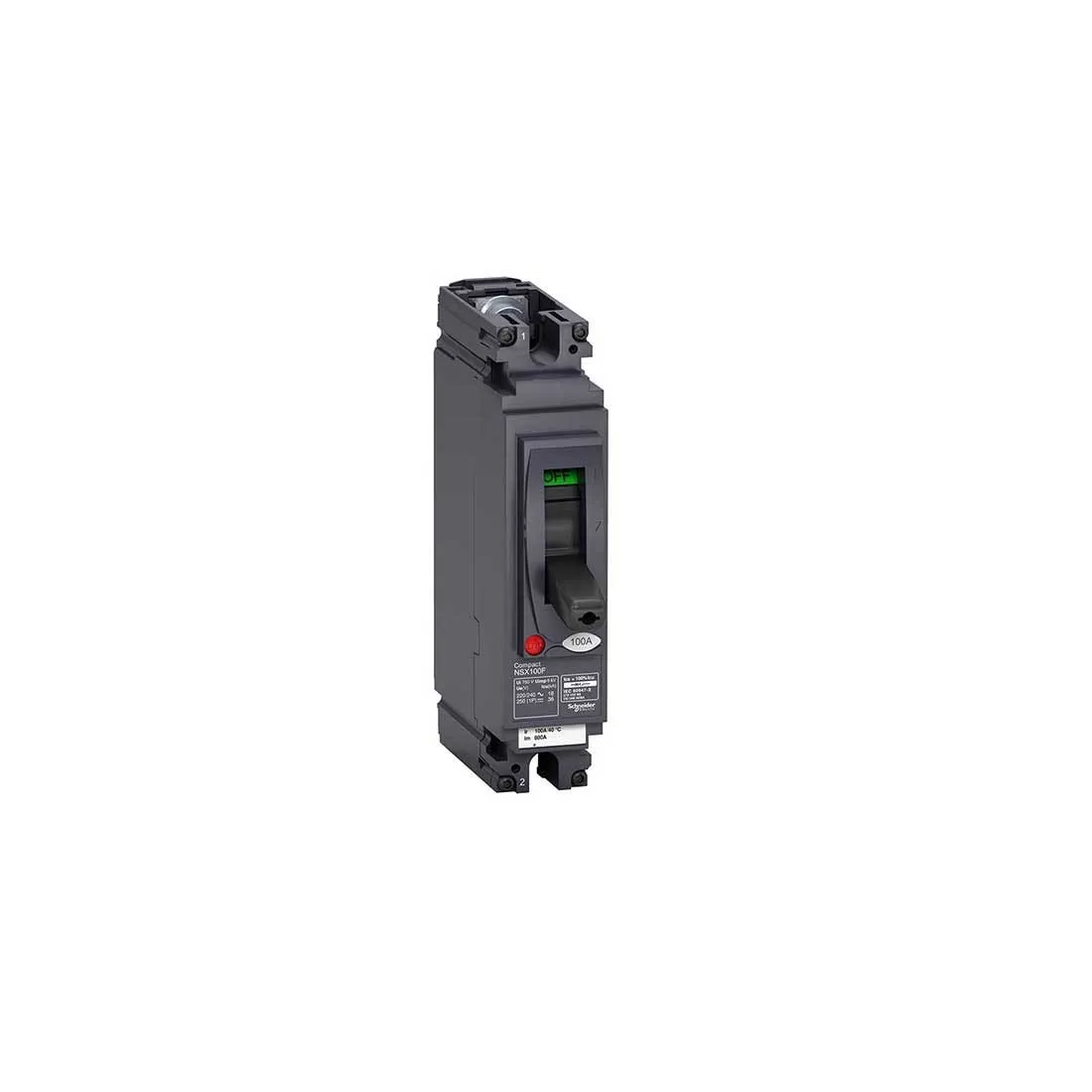 شنايدر - قاطع رئيسي 20 أمبير - ComPact NSX100F AC/DC, 1P 1d, 18kA at 240 VAC, TMD Trip Unit 20A