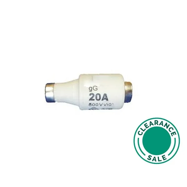 Fuse, 6A, 500V, 22x50mm, DZII, E27/A