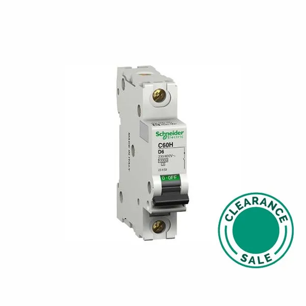MCB, C60H, 32A, 1P, D Curve (NEW: A9F55132)