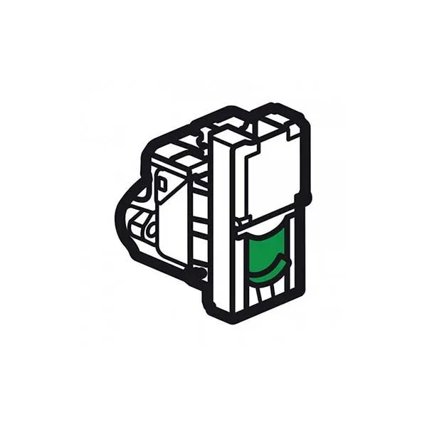 ليجراند - فيش بيانات أرتيور - RJ45 - Cat.6A - STP - 1 موديول - مغنيسيوم - غطاء أخضر