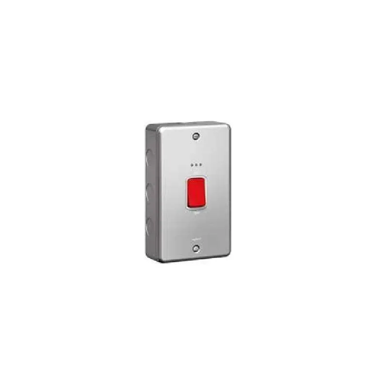 LEGRAND - Double Pole Switch Synergy, Double Pole + Indicator, 45 A 250 V~, Metalclad