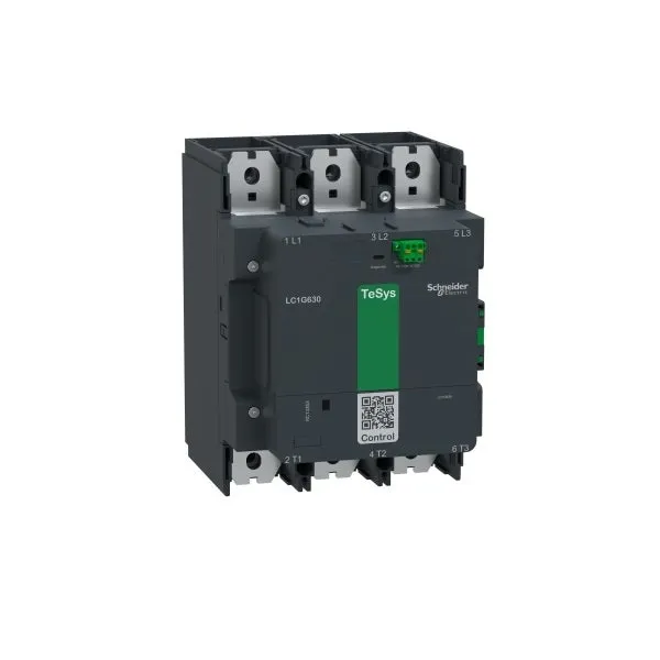 شنايدر - كونتاكتور 630 أمبير - 3 أقطاب (3NO) - AC-3 <=440V 630A - 100…250V ملف AC / DC واسع النطاق