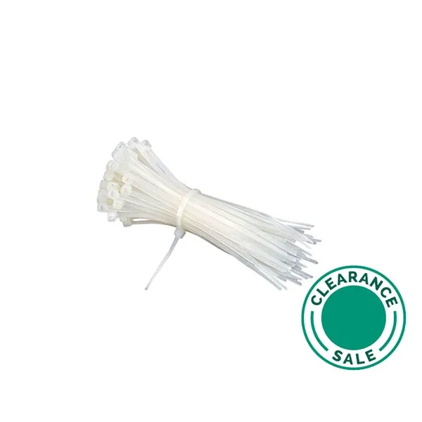 Y.Y. CABLE ACCESSORIES - Cable Ties, White, 770x9mm, 100pcs/Pkt