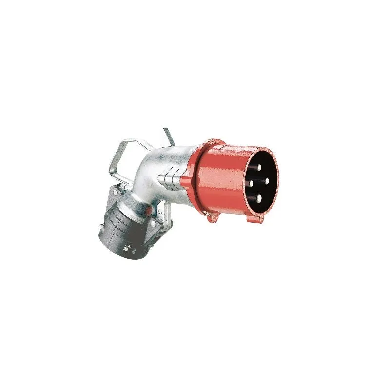 LEGRAND - Angled Plug Hypra, IP44, 380/415 V~, 16 A, 3P+N+E, Metal