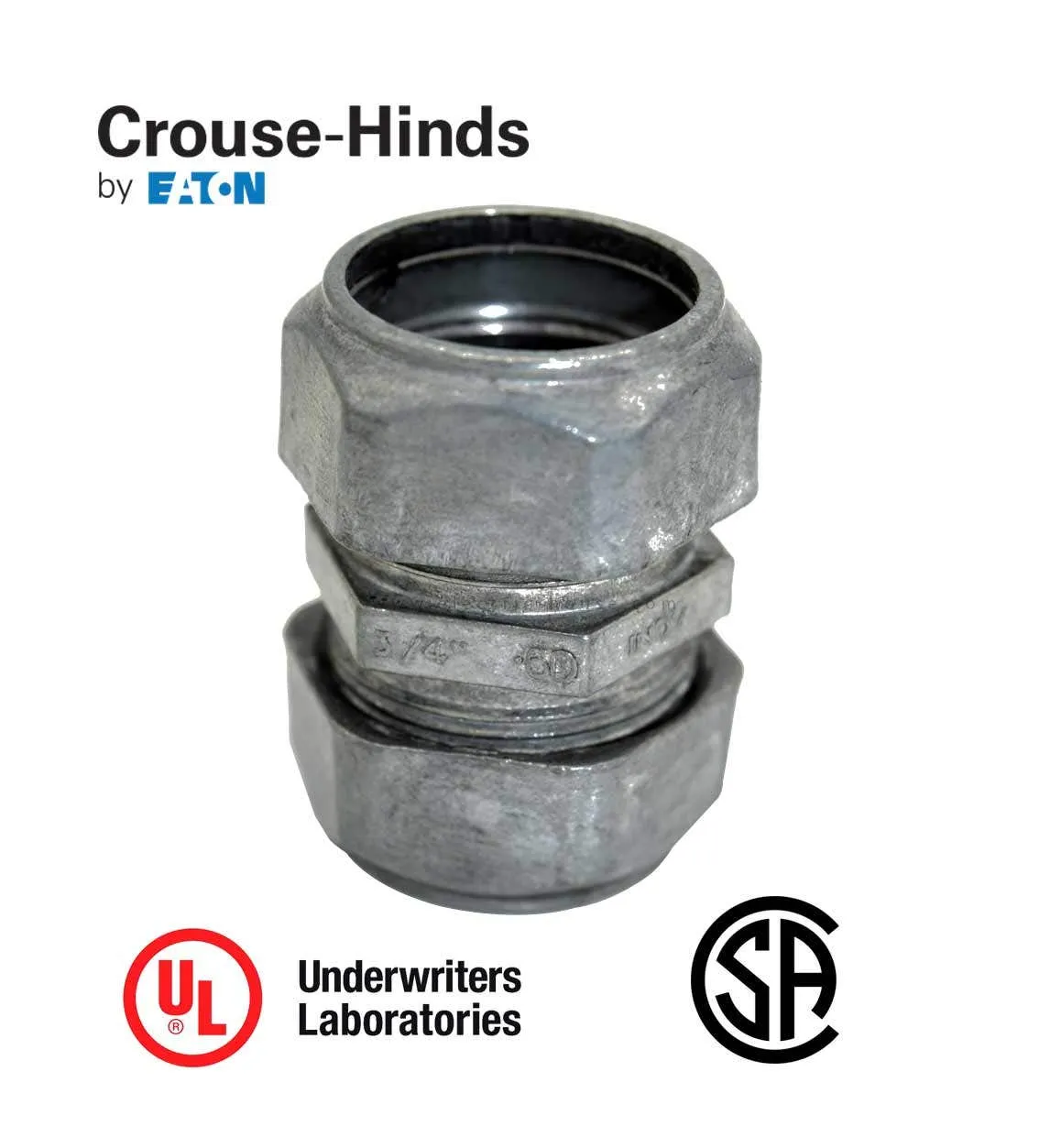 CROUSE HINDS - Coupling EMT Compression Zinc Die Cast 3&1/2"