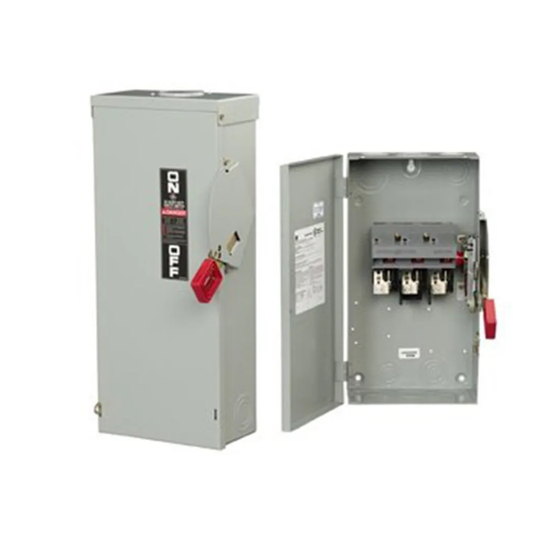GENERAL ELECTRIC - Safety Switch, 100A 6P 600V Non-Fusible, Nema 1, 5/12 3R