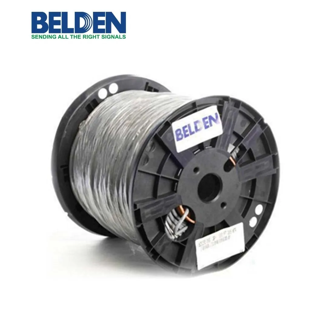 بلدن - كيبل سماعة - 3 خط - مقاس 16AWG - لون رمادي - 305 متر/اللفة - CMR CU/PP/FS/FRPVC