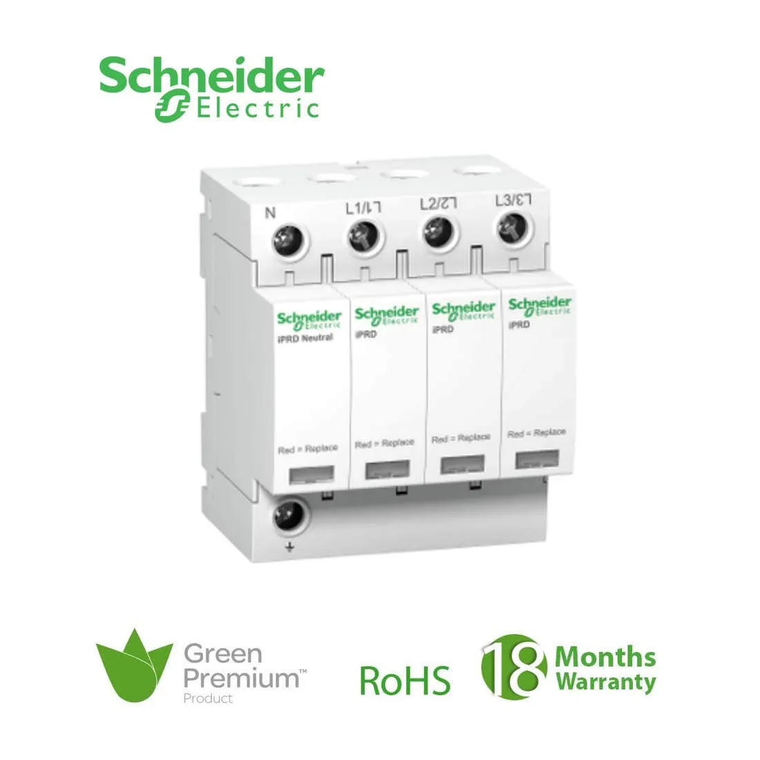 SCHNEIDER - IPRD 65R 65Ka 340V 3 Pole + N W/ Report Surge