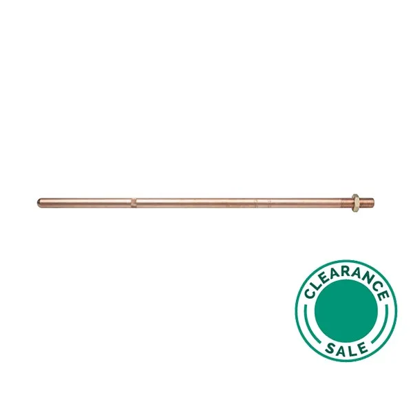 Taper Pointed Air Rod, 15mm, M16, 1/2m