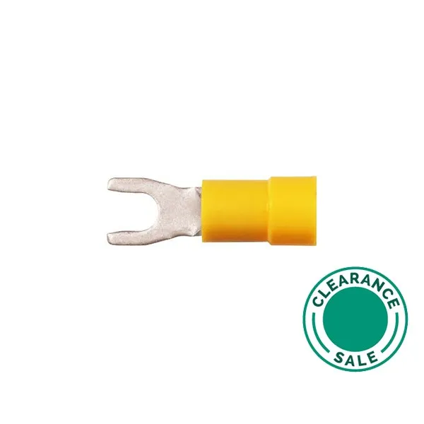 Insulated Terminal, 4-6mm, fork, M4