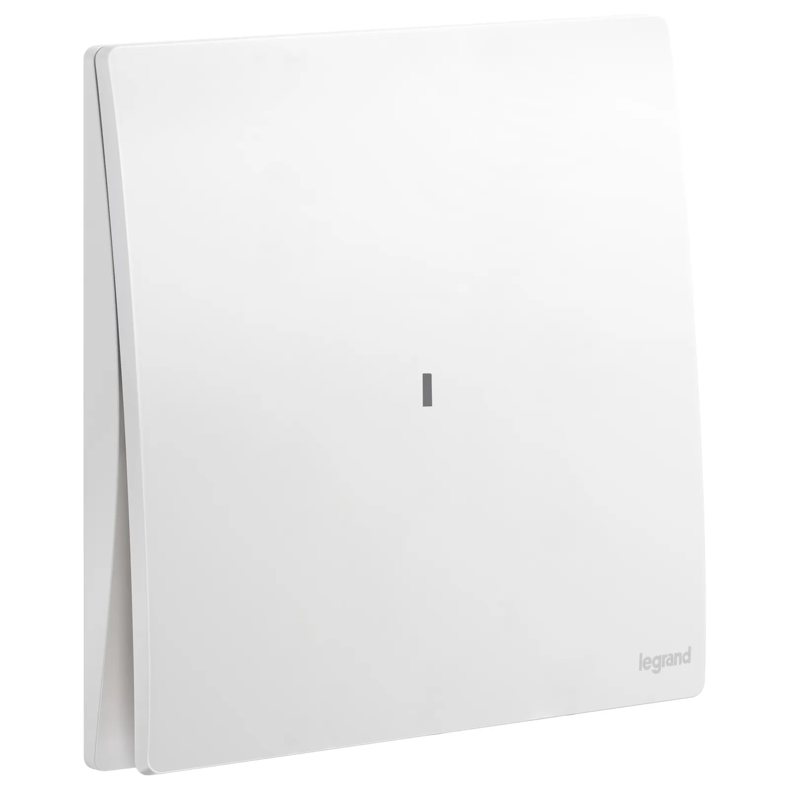 LEGRAND - Double Pole Switch Mallia, 1 Gang, 1 Way with LED Power Indicator, 20 AX, 250 V~, Matt White