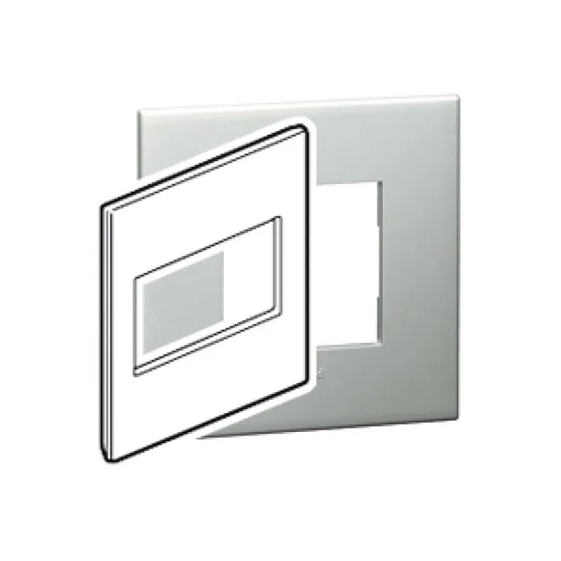 ليجراند - لوحة Arteor، أمريكية، 4 موديول، مربع، 4''x4''، Pearl Aluminium