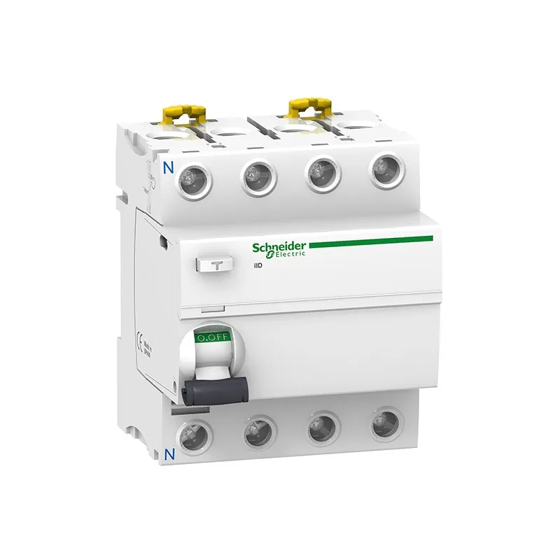 SCHNEIDER - Acti9 iID Residual Current Circuit Breaker, RCCB, 4 Poles, 40A, 100mA, Type A