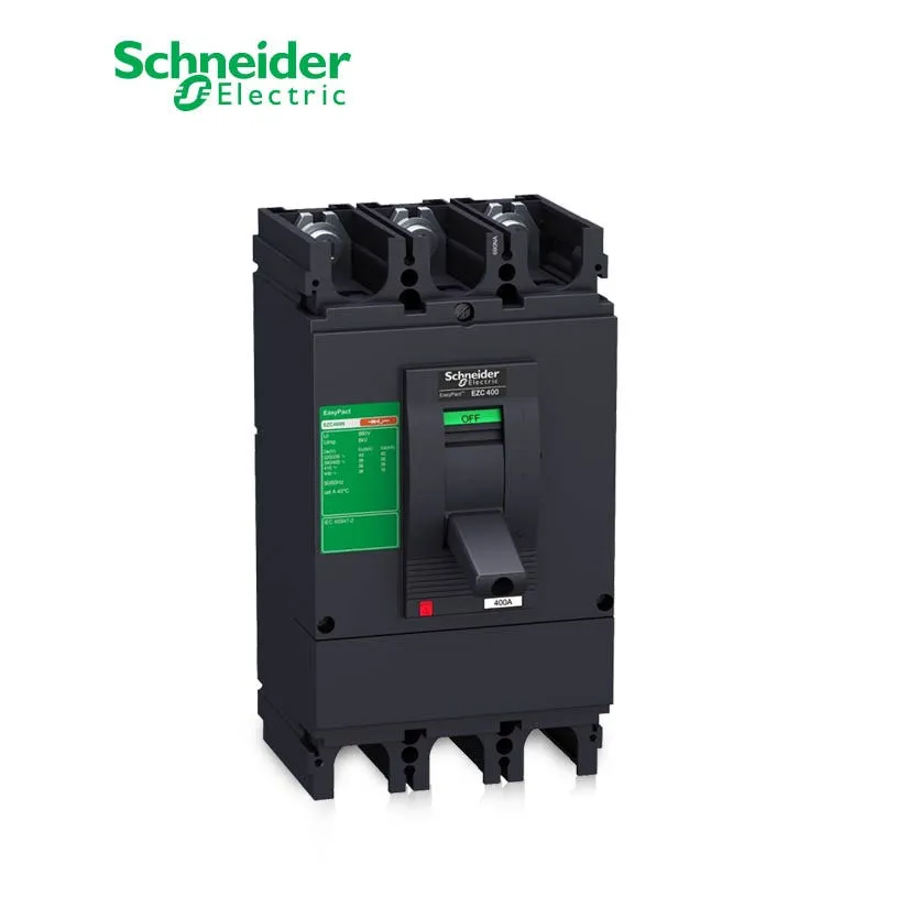 شنايدر - قاطع رئيسي 400 أمبير - EasyPact EZC400H, 3P, 400A, 50kA 400/415V, TMD Trip Unit