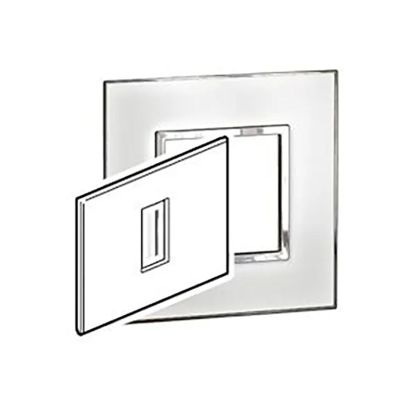 ليجراند - لوحة Arteor، إيطالية/أمريكية، 1 موديول، مربع، 2''x4''، Mirror White