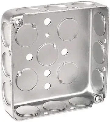 ITCC - Square Box, 4", 1 1/2" Deep 1/2" KO
