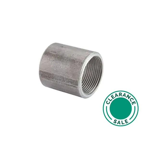 Coupling, Rigid, Steel, 1/2"