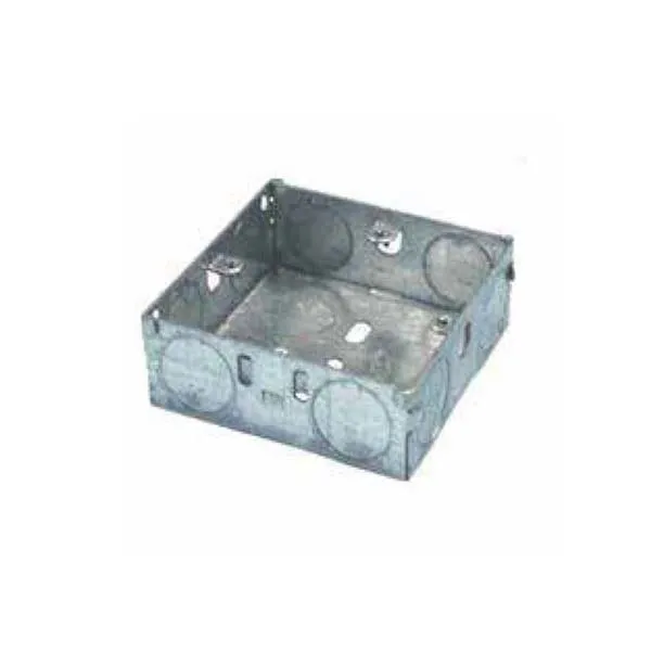 ITCC - Steel Switch Box 3''x3''x35mm, 1.1mm, with Adjustable Lug & Brass Terminal