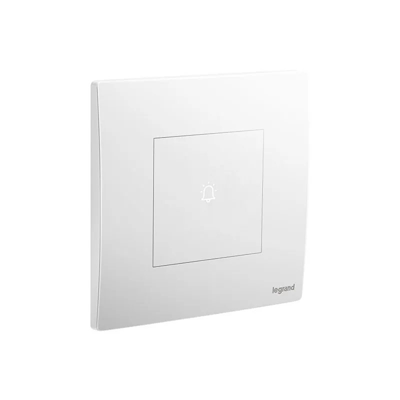 LEGRAND - Touch Bell Push Button Mallia Senses, 1 Gang, 6A, 240V, 200W, Matt White