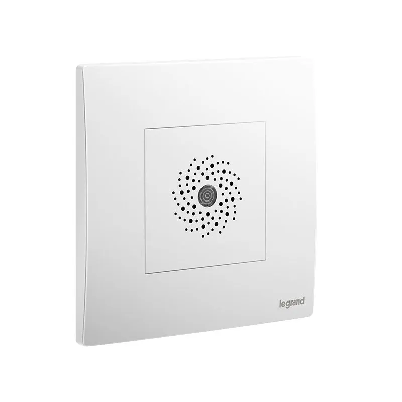 LEGRAND - Sound Light Detector Mallia Senses, without Neutral, 1 Gang, 400W, Matt White
