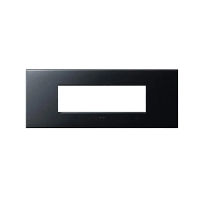 ليجراند - غطاء مع إطار Arteor، هندي، 6 موديول، مربع، Graphite