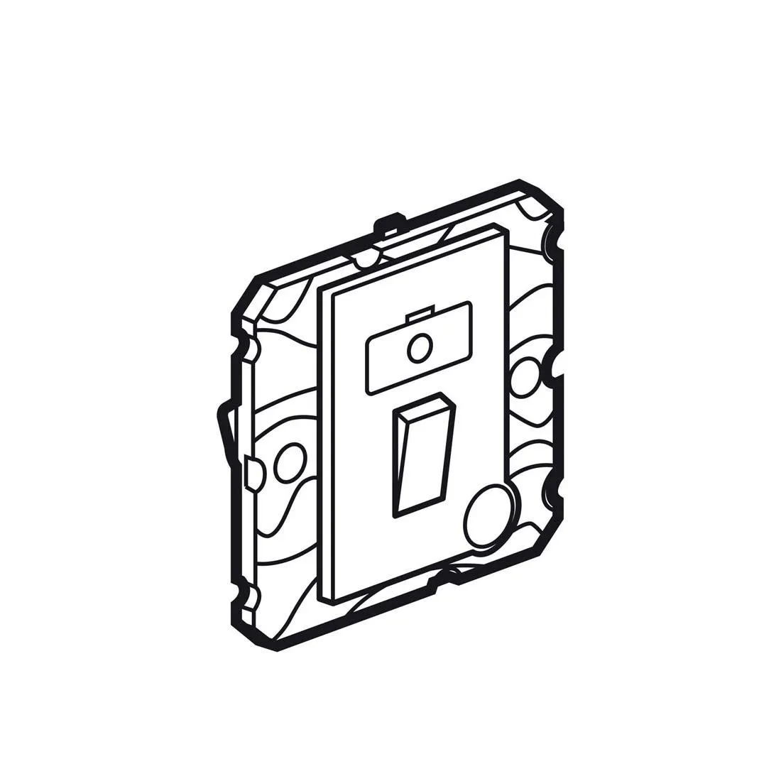 LEGRAND - Fused Connection Unit Arteor, BS 1363:4, 13 A, switched + Neon, Magnesium